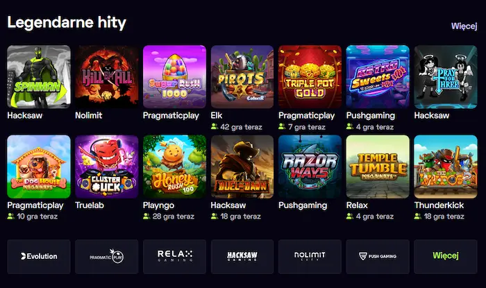 Immerion Casino gry
